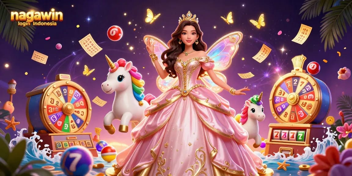 Experience the excitement of nagawin login indonesia with vibrant games and bonuses in a dazzling casino scene.