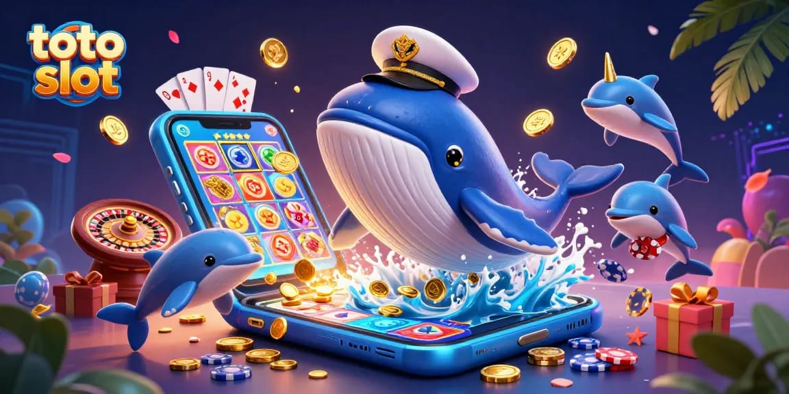 Menangkan jackpot dengan toto slot sambil bermain bersama ikan paus dan lumba-lumba di dunia kasino.