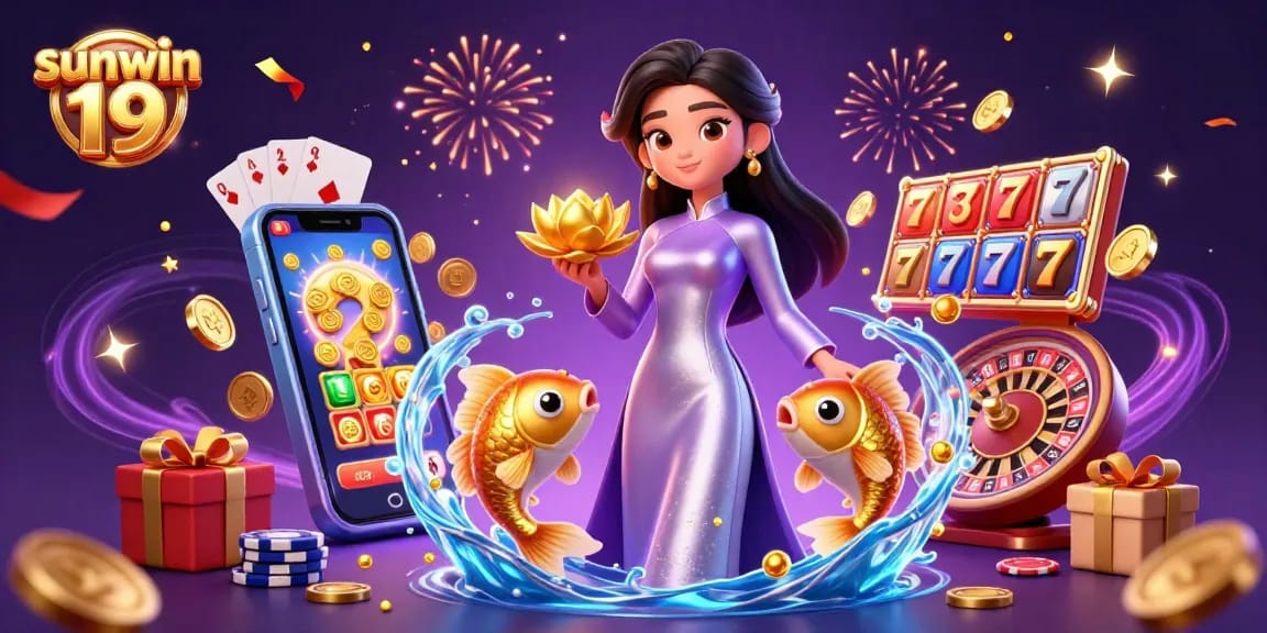 Experience the thrill of winning with sunwin 19's vibrant slots and gaming elements
