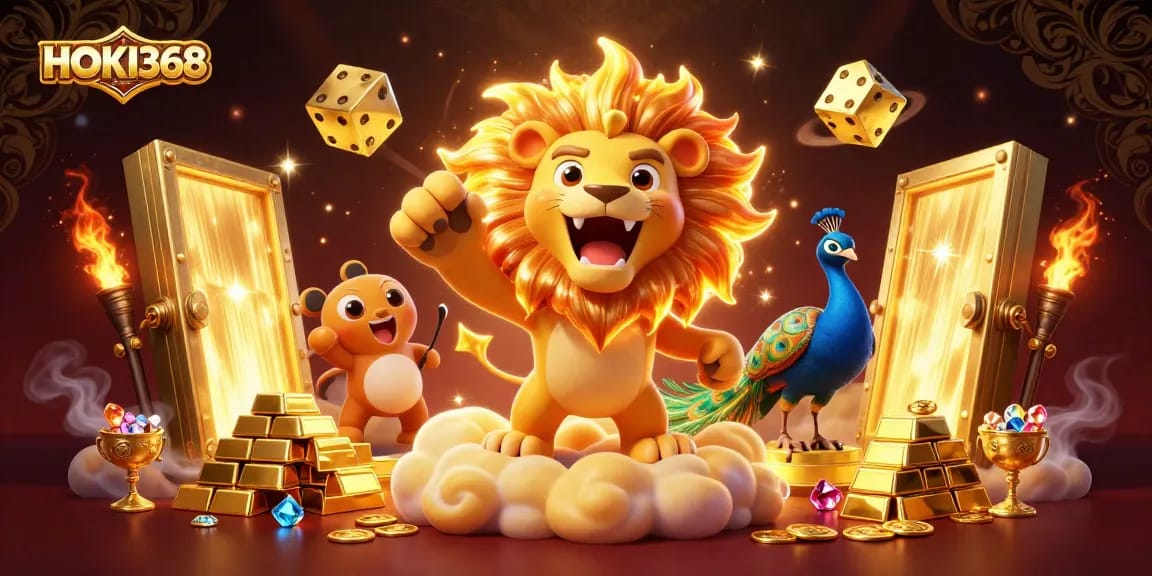 Experience the exhilarating wins with HOKI368 at the dynamic casino adventure illustrated.