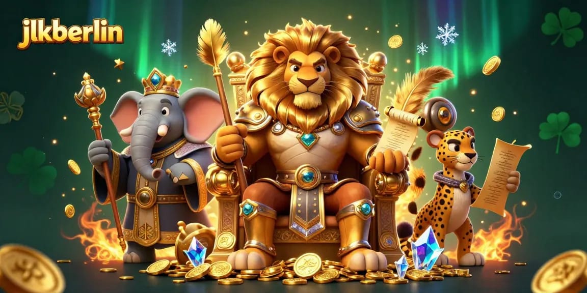 Experience thrilling gameplay at jlkberlin with vibrant slot machine action and royal character elements.