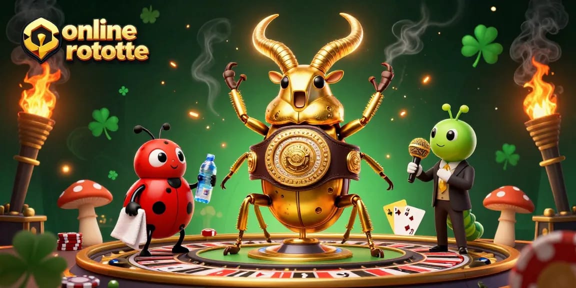 Engage in online roulette with vibrant characters amid a dynamic casino scene.