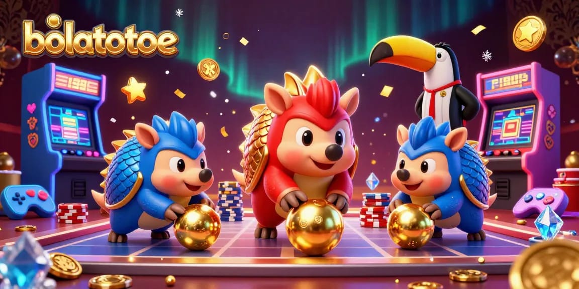 Compete like the rivals pangolins in bolatotoe while bowling through poker chips and golden treasures.