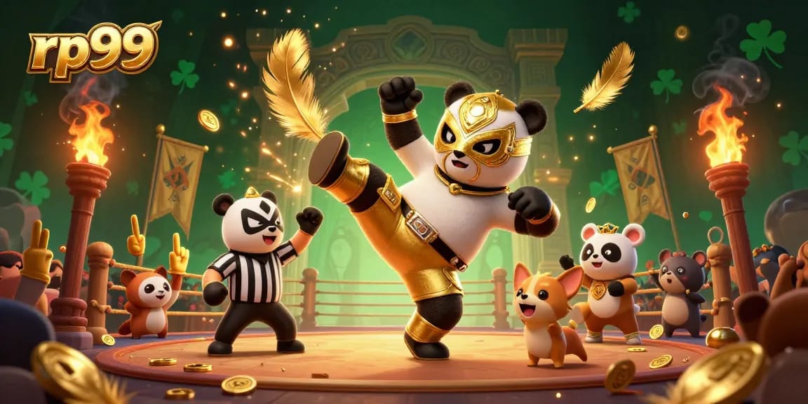 rp99 offers exciting gameplay in a dynamic scene with animal characters promoting casino fun.