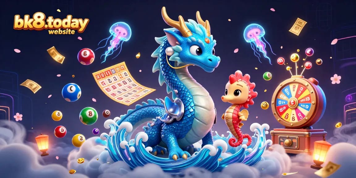Engage with the vibrant world of bk8.today website through our stunning online gaming illustration.