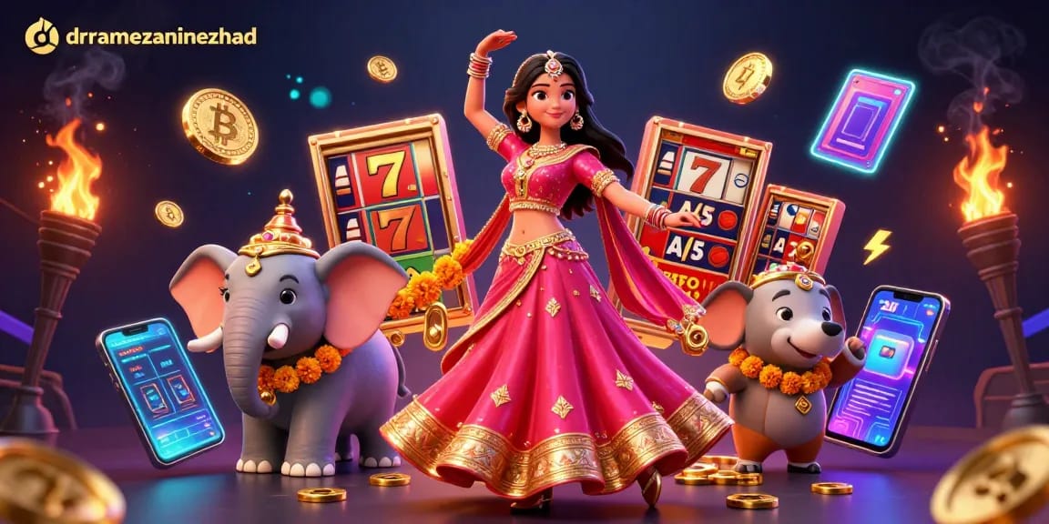 Engage in thrilling gameplay with drramezaninezhad, featuring a vibrant casino scene bursting with entertainment.