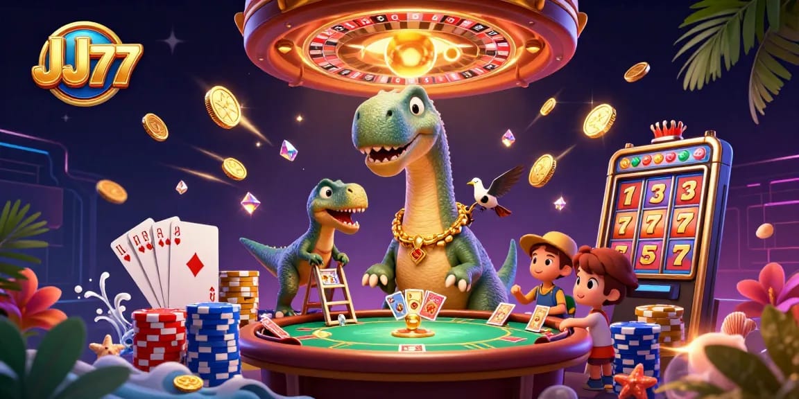 Bet on JJ77 for exciting gameplay with vibrant casino scenes, enhancing your winning strategies.