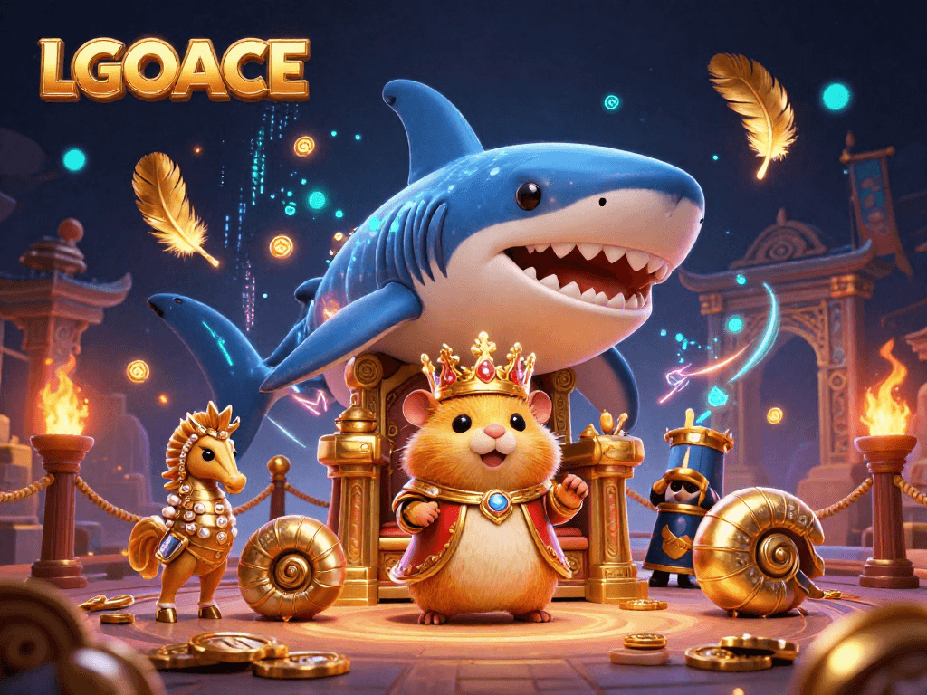LGOACE delivers high-stakes gaming thrills with vibrant casino elements featuring engaging characters.