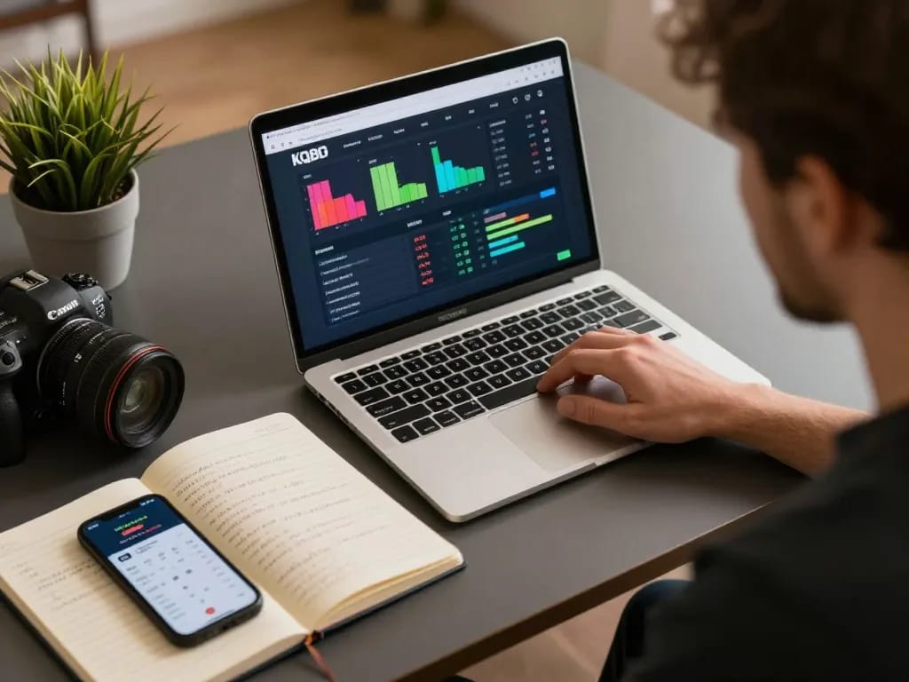 KQBD online betting session with laptop showing live odds and strategies for better betting