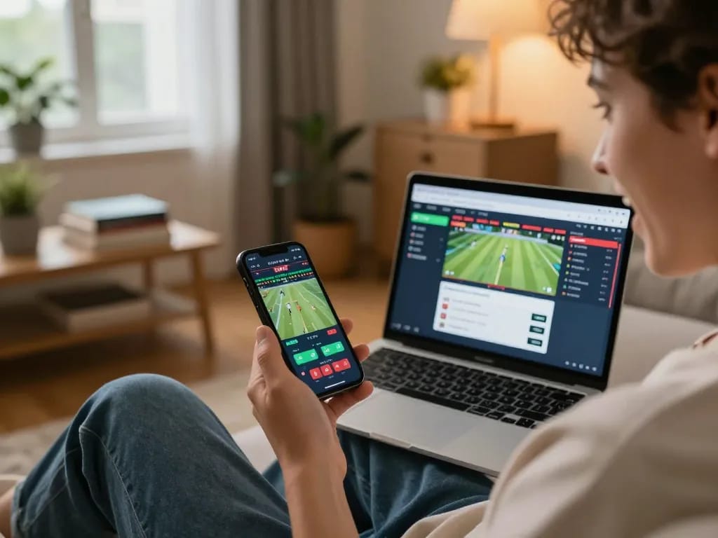 Experience sports betting excitement with mb66an on your smartphone while relaxing at home.