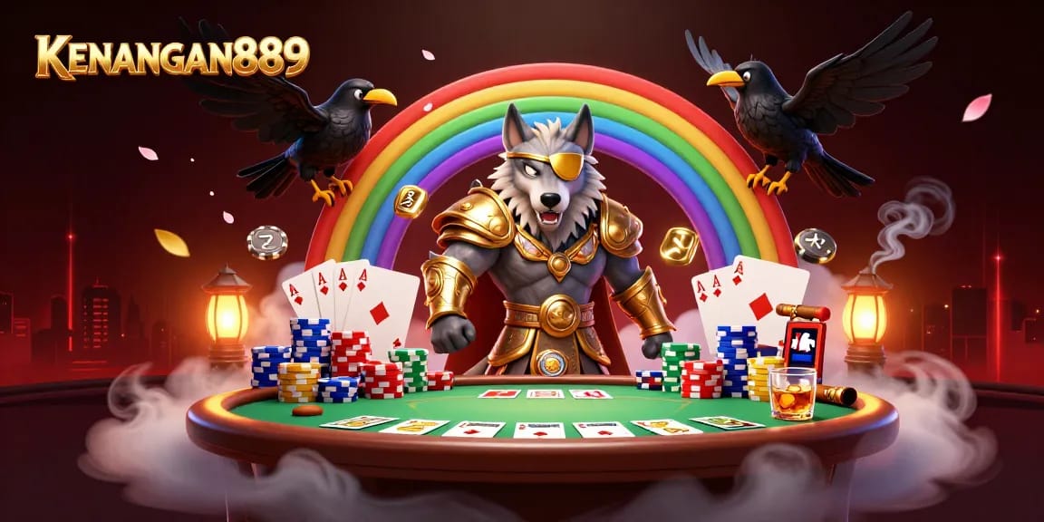 KENANGAN889 offers thrilling gameplay with an ultra-detailed 3D casino scene full of action and atmosphere.