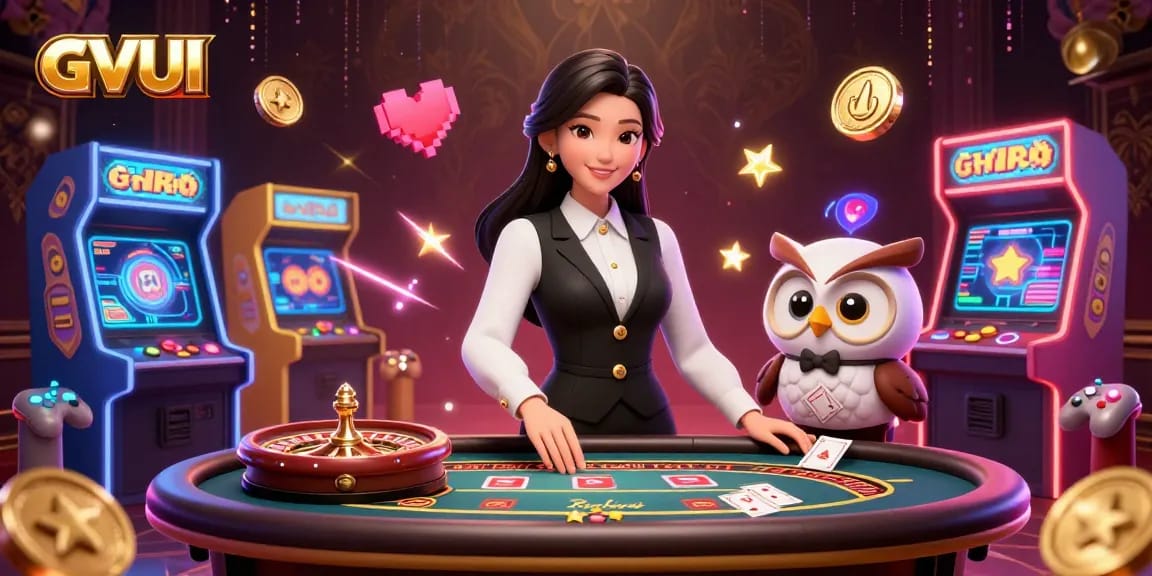 Engage in thrilling baccarat at GVUI with skilled dealers, vibrant games, and winning moments in an immersive casino environment.