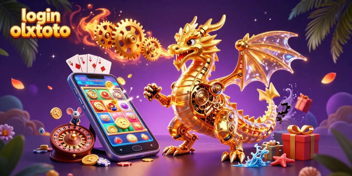 Login olxtoto sambut pengalaman bermain dengan naga emas bercorak mesin yang menawan.