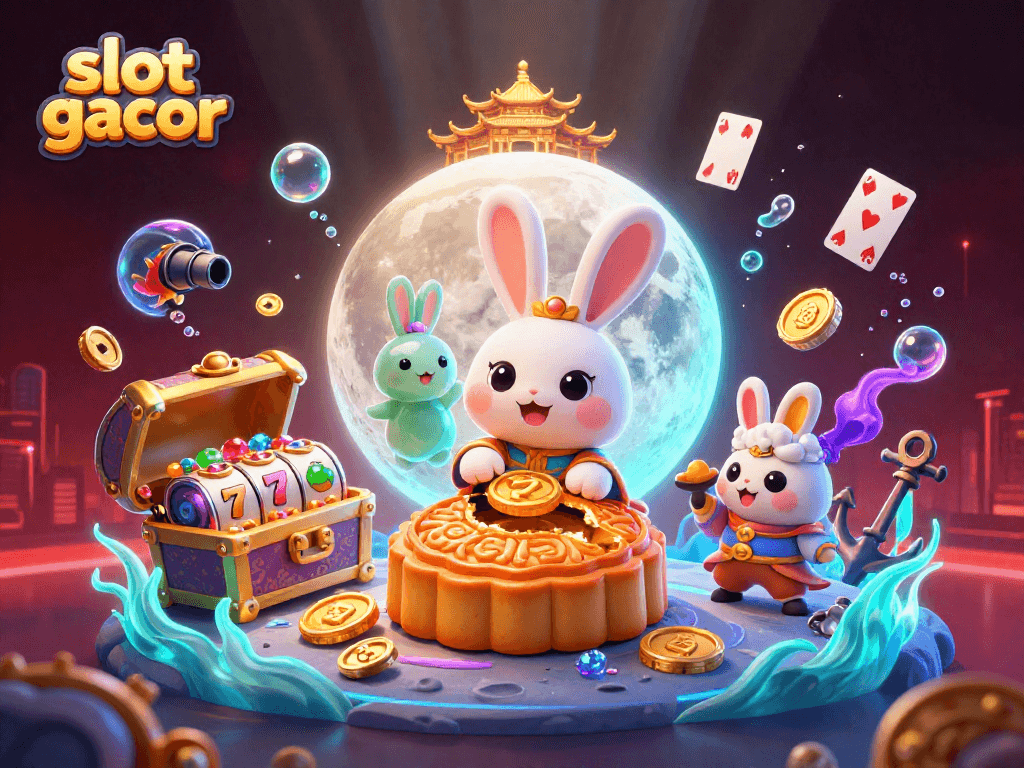 Gambarlah slot gacor dengan kelinci bulan dan harta karun laut untuk menang besar.