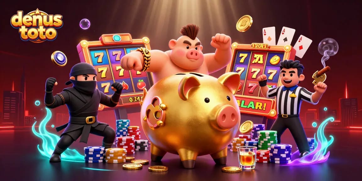 Mengguncang koin emas, Densus Toto hadir dengan elemen slot dan kemenangan besar dengan visual yang menarik.