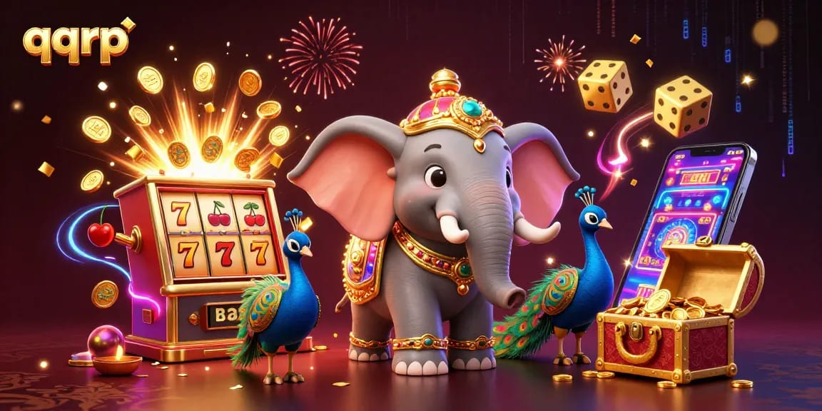 Engage with the vibrant allure of qqrp's jackpot scene bursting with excitement and winnings.