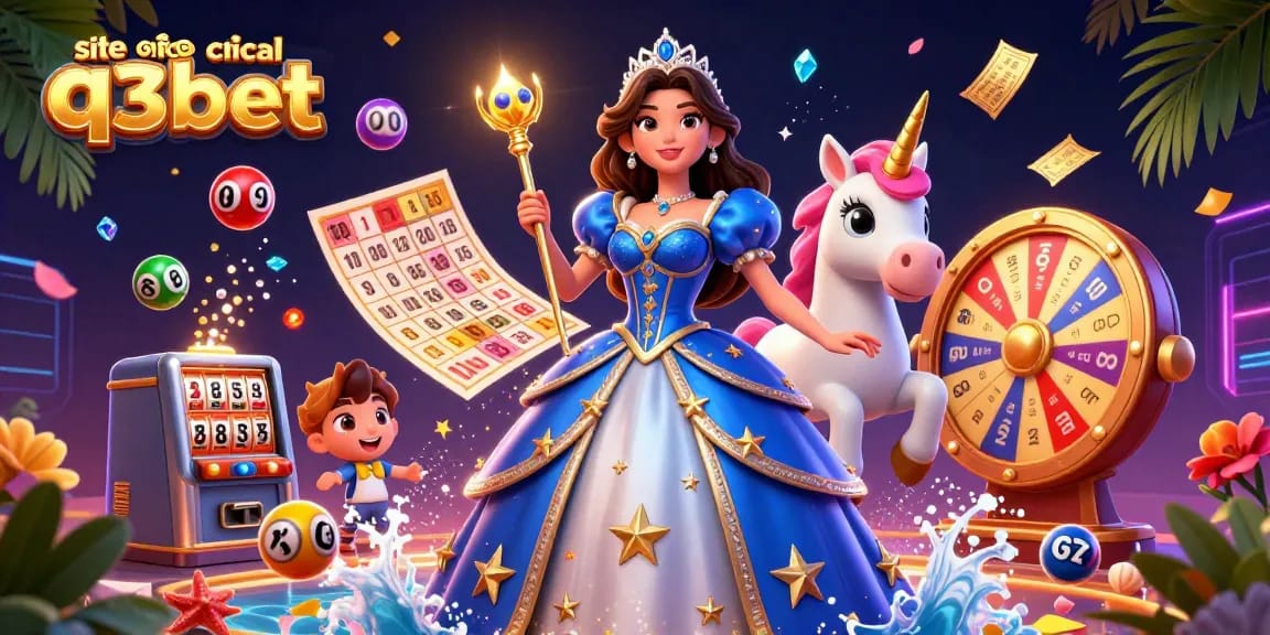 Experience the site oficial q3bet's exciting atmosphere with dynamic gaming elements and vibrant characters.