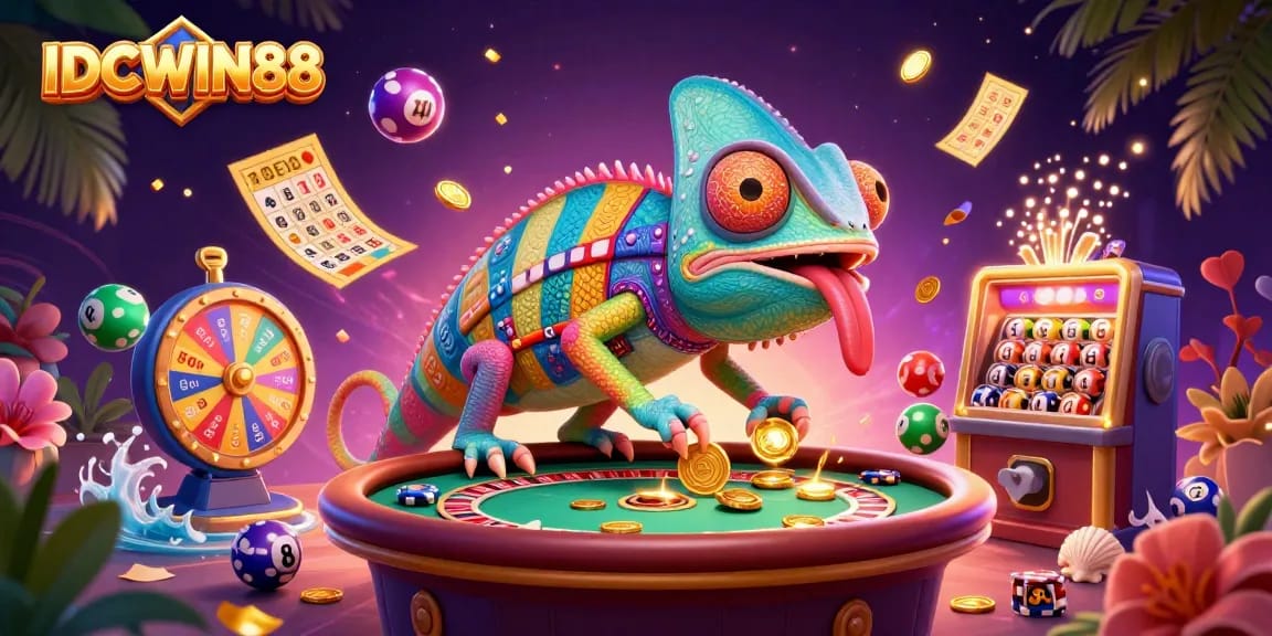 Engage with IDCWIN88's thrilling casino world filled with vibrant game elements and excitement.