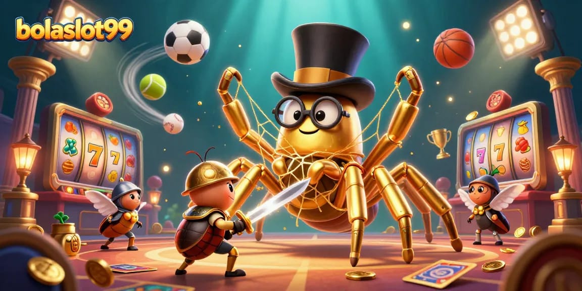 Engage with exciting slots action at bolaslot99 with vibrant characters and dynamic elements.