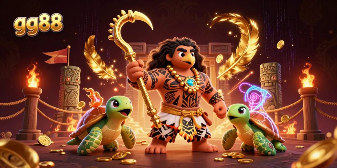 Bet on thrilling slots and games at gg88 with dynamic casino scene featuring vibrant characters.