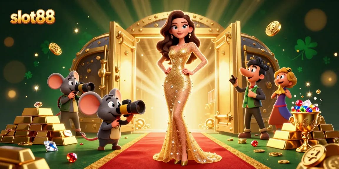 Spin the slots at slot88 for thrilling wins amidst golden treasures and vivid 3D art.