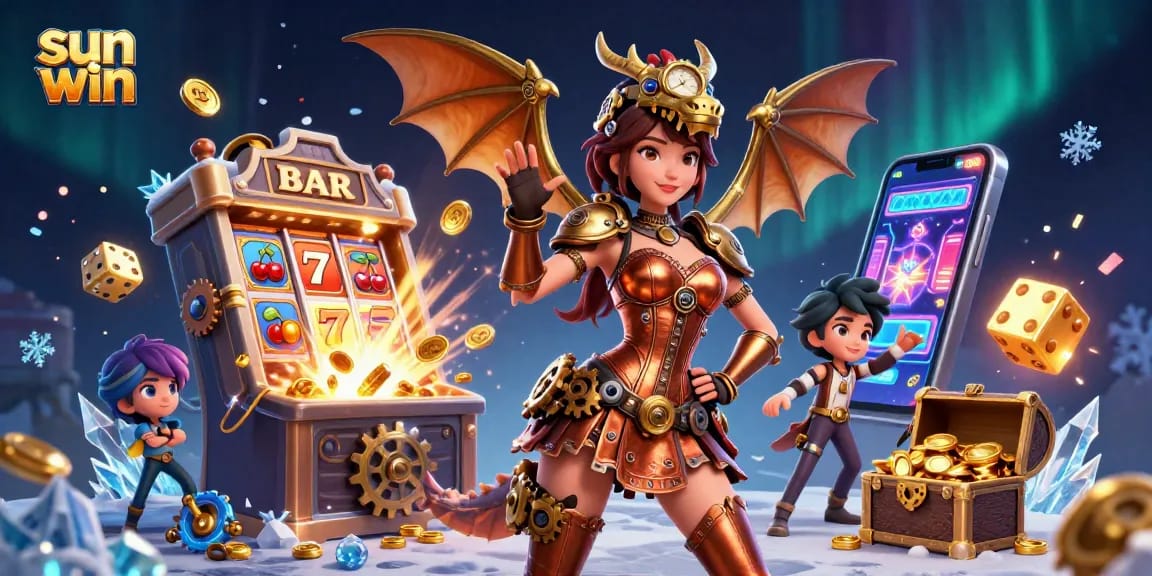 Experience thrilling gameplay at sun win with vibrant slot machine action and stunning characters.