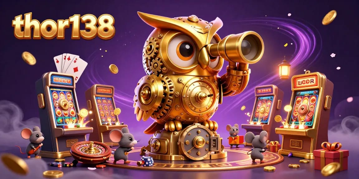 Thor138 memainkan slot dengan presentasi kasino berwarna cerah dan dinamis.