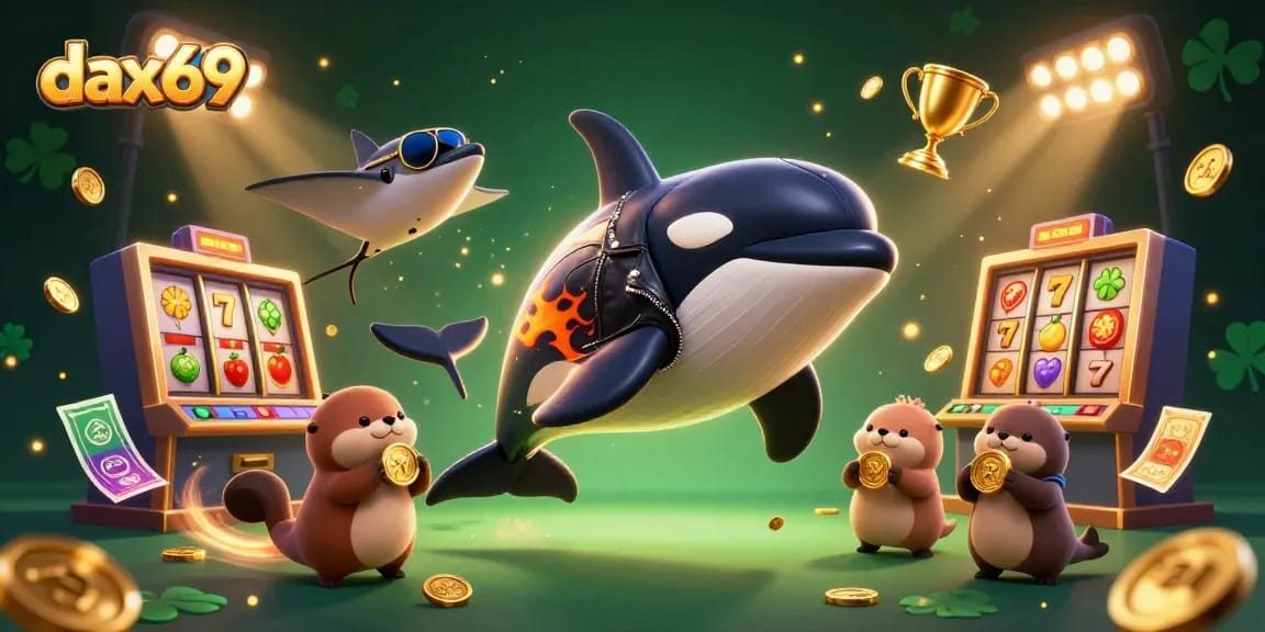 Menangkan jackpot dengan dax69 saat orca, stingray, dan walrus merayakan kemenangan di kasino!