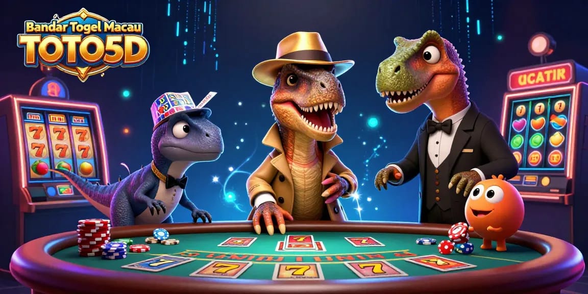 Bandar Togel Macau TOTO5D menawarkan strategi menang di meja blackjack dengan karakter kartun 3D.