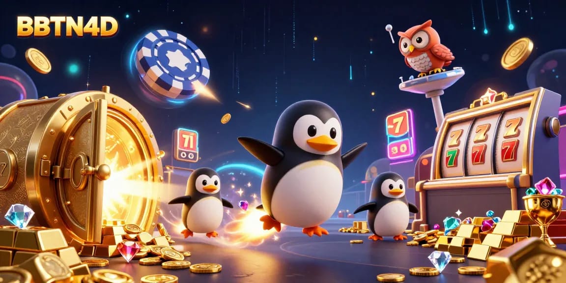 BBTN4D menghadirkan pengalaman bermain slot online bersama penguin emas yang menggedor jackpot.