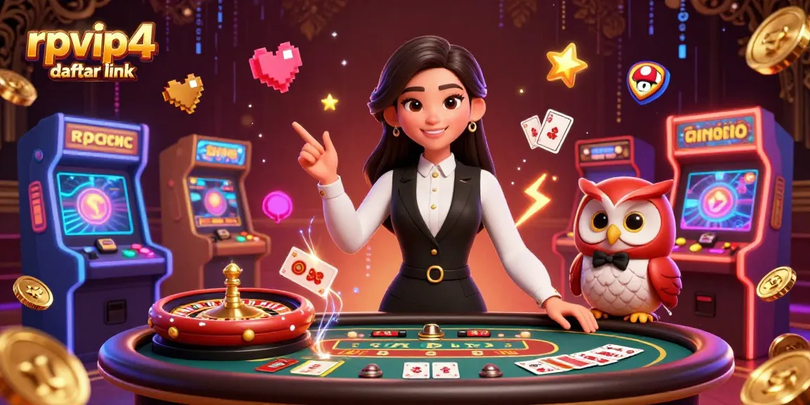 Play at RPVIP4 daftar link, engage in thrilling casino games with vibrant visuals and interactive features.