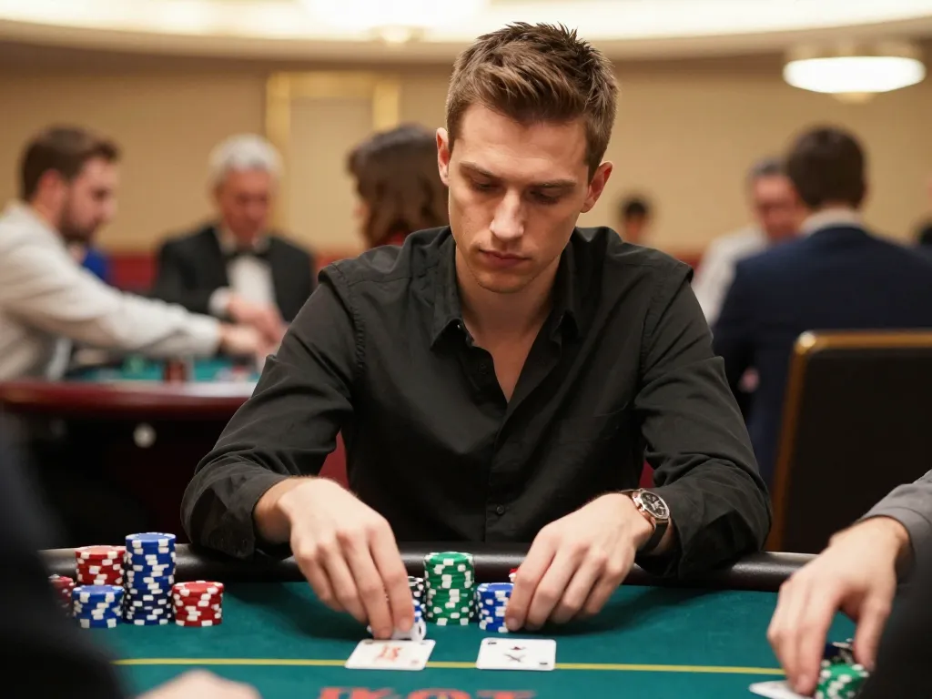 LGO99 Situs Game Online Terpercaya Di INDONESIA menikmati permainan poker strategis di meja kasino mewah.