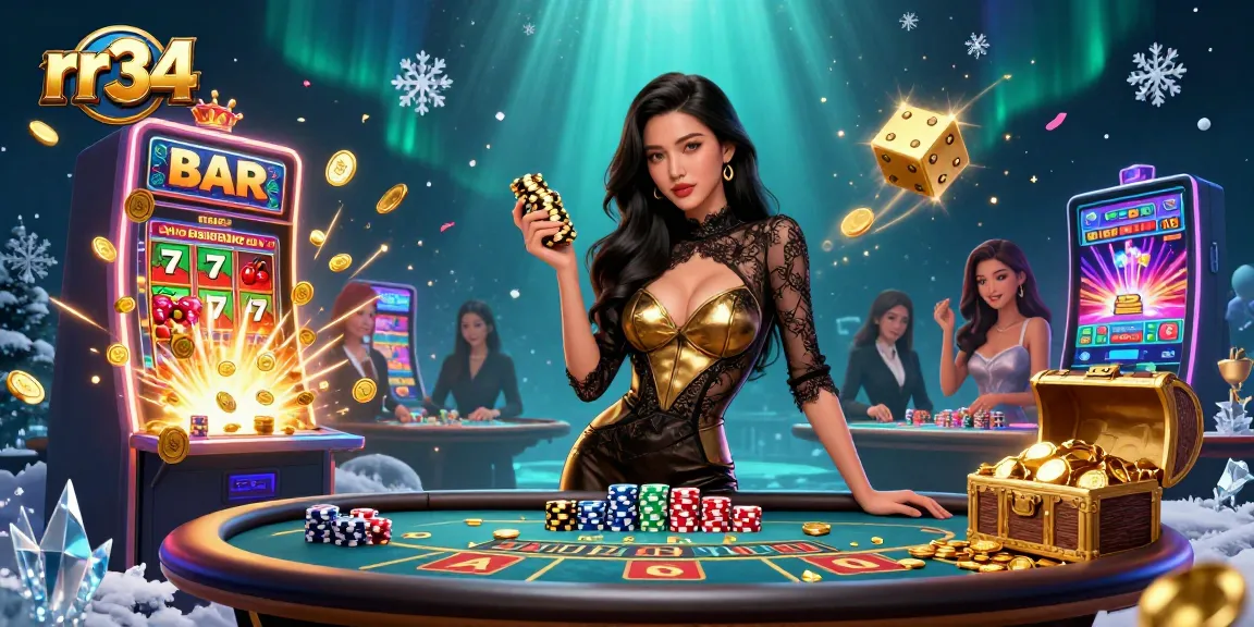 Experience thrilling rr34 action at a luxurious casino table with jackpot excitement and stunning visuals.
