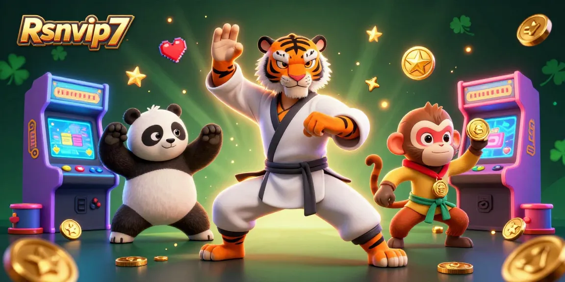 Ikuti petualangan bermain yang mendebarkan di Rsnvip7 yang menampilkan harimau kung fu dan karakter yang menghibur.