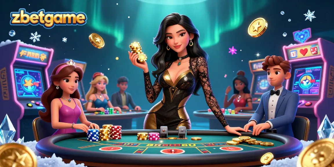 Experience high-stakes moments in zbetgame with glamorous baccarat action and vibrant gaming elements.