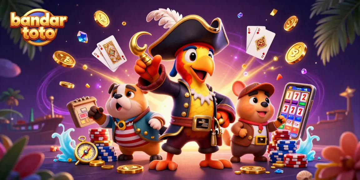 Win exciting jackpots at bandar toto with vibrant 3D casino characters and dynamic gaming elements.