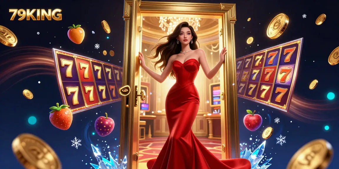 Experience thrilling gameplay at 79KING, featuring dynamic slot reels and captivating casino elements.