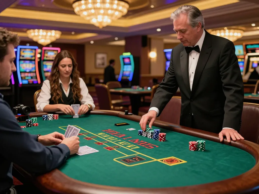 SC88 evokes excitement as players strategize at a high-stakes blackjack table
