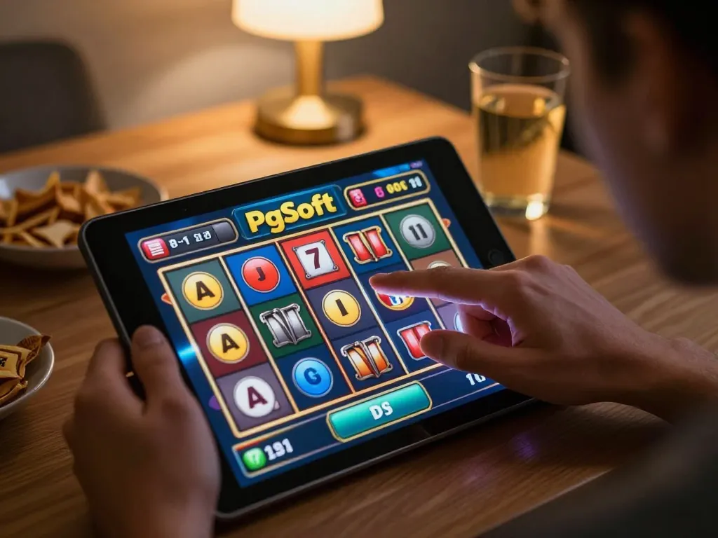Experience thrilling gameplay with IDCASH88 on your tablet while enjoying casual home entertainment.