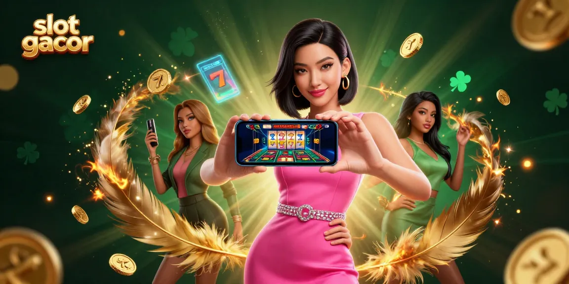 Experience thrilling gameplay with slot gacor as a confident player engages in a live casino game.