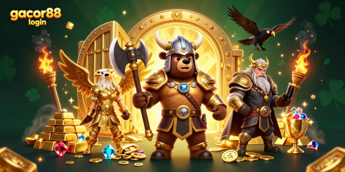 Engage in victory with gacor88 login amid treasures and bold characters in a lively casino realm.