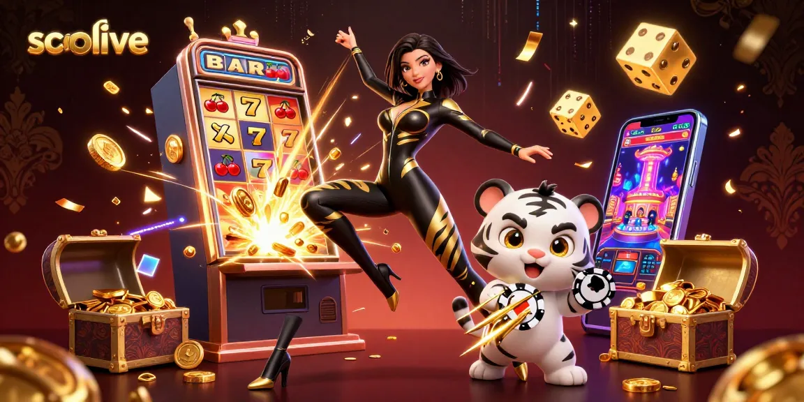 Socolive offers thrilling live sports betting with vibrant visuals featuring a dramatic scene of a tiger playing with a poker chip.