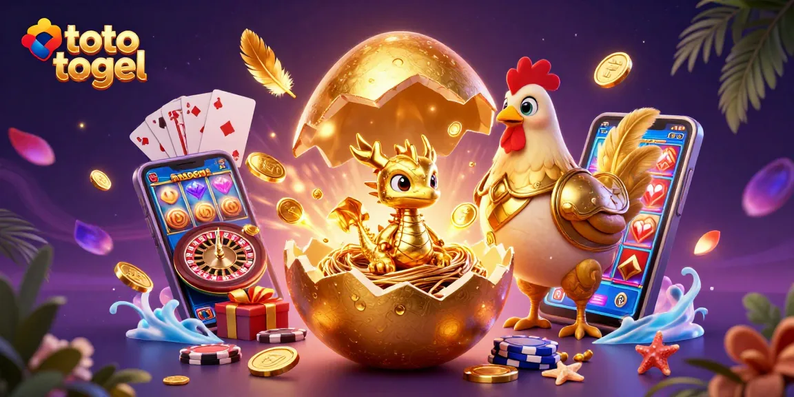 Engage in toto togel with golden dragon treasures and vibrant casino elements.