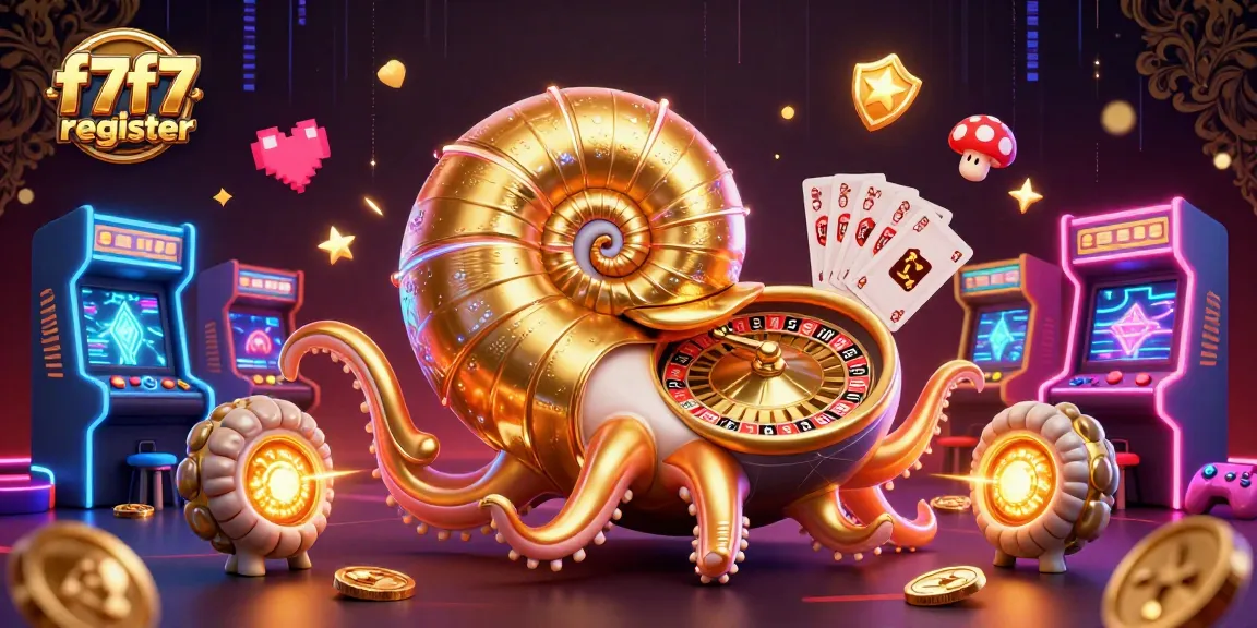 Experience the excitement of f7f7 register with illuminated slot machines and glowing cards