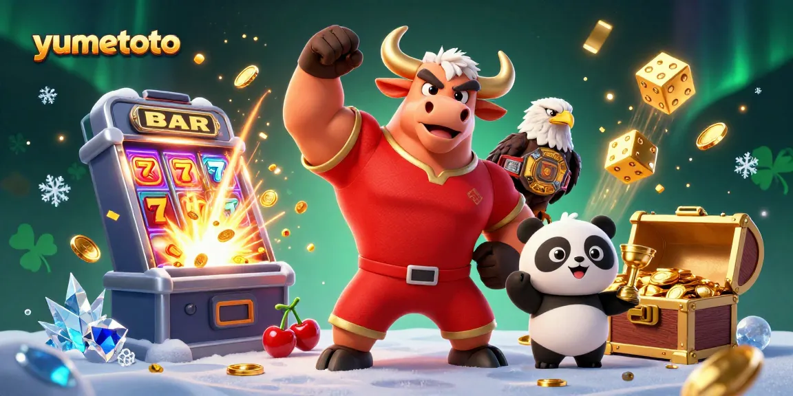 Experience the thrill of yumetoto with vibrant slot features and exciting casino characters.