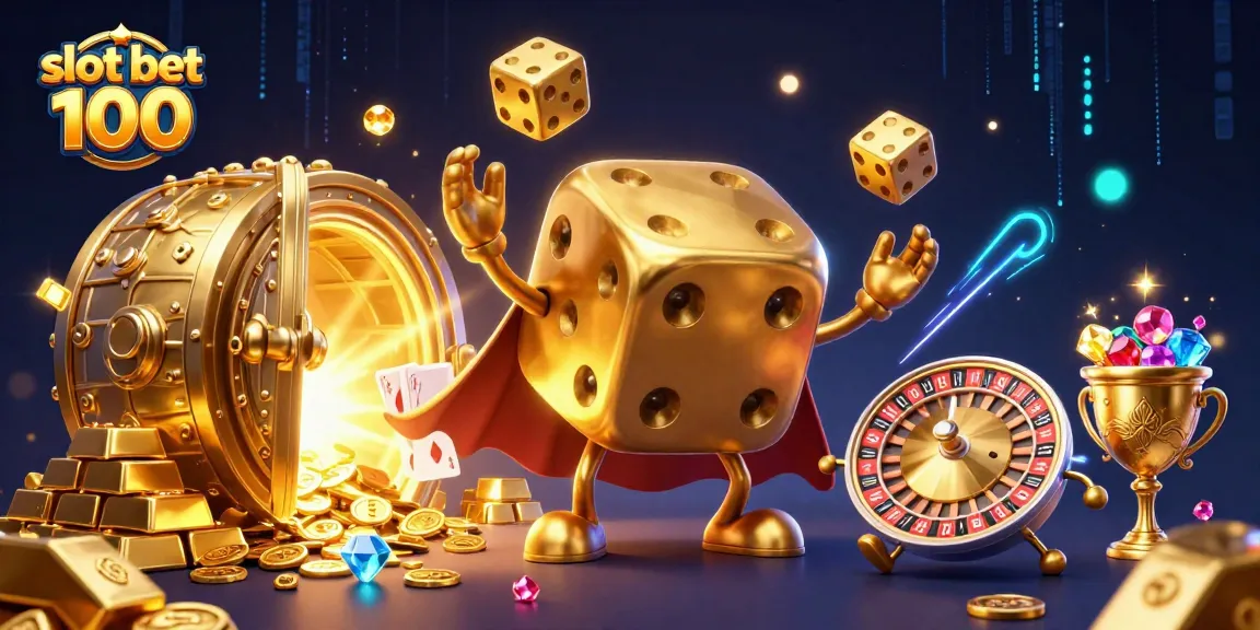 Menangkan slot bet 100 di dunia kasino dengan dadu emas dan harta berlimpah!