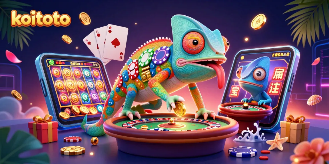 Rasakan keseruan bermain di koitoto dengan chameleon kasino dan berbagai elemen permainan.
