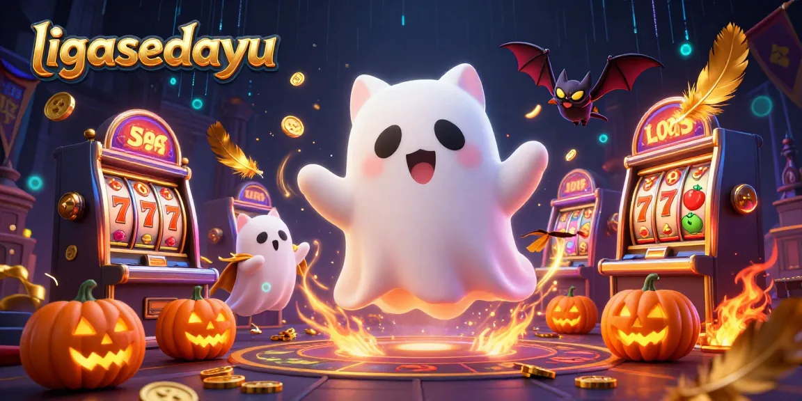 Ligasedayu menghadirkan kucing hantu dan kelelawar bermain di kasino penuh slot.
